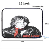 Graphic Print Renaud USB Charge Backpack Men Women Travel Laptop Bag