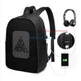 Graphic print All Songs - Canserbero USB Charge Backpack