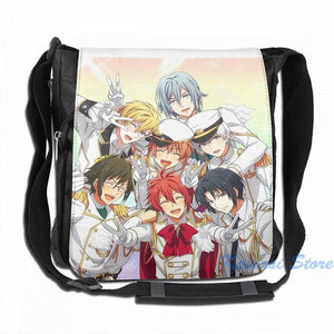 Idolish7 USB Charge Backpack for School Travel Laptop Bag