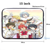 Idolish7 USB Charge Backpack for School Travel Laptop Bag