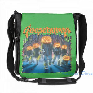 Funny Jack O Lantern Goosebumps 2 USB Charge Backpack School Travel Laptop Bag