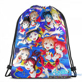 Happy Party Train Aqours USB Charge Backpack School Bag