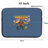 Incredible Thriller USB Charge Backpack Men Women School Travel Laptop Bag