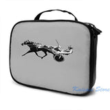 Funny Graphic Print Harness Horse Racing USB Charge Backpack School Bag
