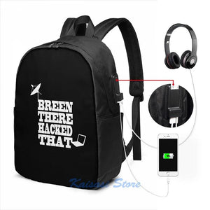 Hacker King - Neil Breen USB Backpack