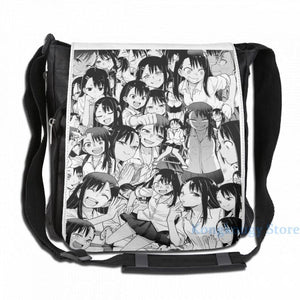 Nagatoro Graphic Print USB Charge Backpack School Travel Laptop Bag