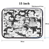 Nagatoro Graphic Print USB Charge Backpack School Travel Laptop Bag