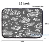 Funny Graphic Bandana Pattern USB Charge Backpack