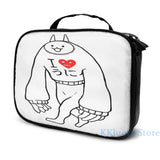 Funny Graphic print Battle Cats Lil Jamiera Cat USB Charge Backpack School bags