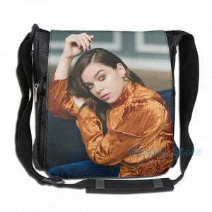 Funny Hailee Steinfeld USB Charge Backpack Men Women School Travel Laptop Bag