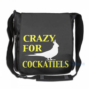 Crazy For Cockatiels USB Charge Backpack Men Women Travel Laptop Bag