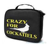 Crazy For Cockatiels USB Charge Backpack Men Women Travel Laptop Bag