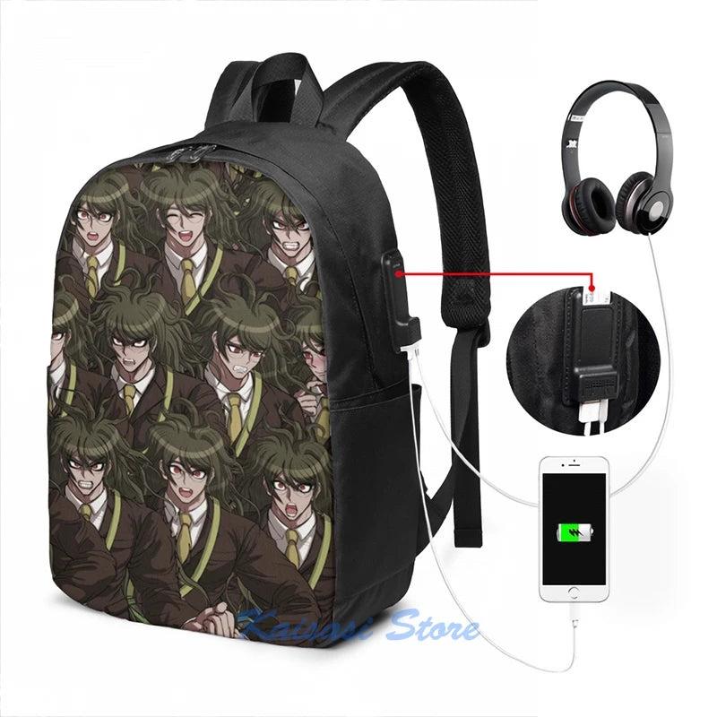 Gonta Gokuhara USB Charge Backpack School Travel Laptop Bag