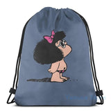 Mafalda Graphic Print Swimsuit USB Charge Backpack