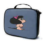 Mafalda Graphic Print Swimsuit USB Charge Backpack