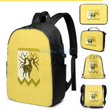Fire Emblem 3 Houses Golden Deer USB Charge Backpack