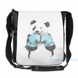 Boxing Panda USB Charge Backpack Travel Laptop Bag