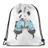 Boxing Panda USB Charge Backpack Travel Laptop Bag