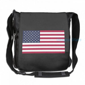USA Flag Graphic Print USB Charge Backpack