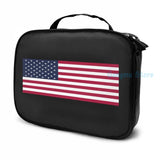 USA Flag Graphic Print USB Charge Backpack