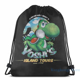 Yoshi's Island Tours USB Charge Backpack School Travel Laptop Bag