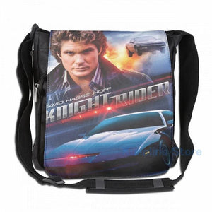 Knight Rider Hasselhoff USB Charge Backpack Men Women School Bag Travel Laptop B