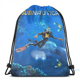 Subnautica Game Cover USB Charge Backpack School Travel Laptop Bag