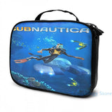 Subnautica Game Cover USB Charge Backpack School Travel Laptop Bag