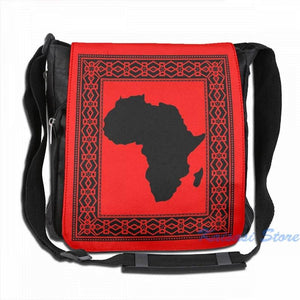 Africa Map USB Charge Backpack Men Women Travel Laptop Bag