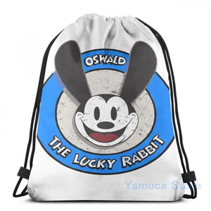 Funny Rabbit USB Charge Backpack School Travel Laptop Bag