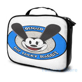 Funny Rabbit USB Charge Backpack School Travel Laptop Bag