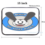 Funny Rabbit USB Charge Backpack School Travel Laptop Bag