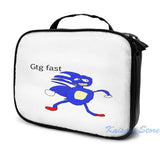 Sanic USB Charge Backpack Funny Graphic Print School Bag
