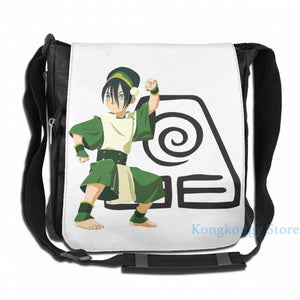 Graphic Print Toph Bei Fong USB Backpack for School and Travel