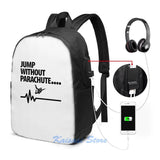 Skydive Without Parachute - USB Charge Backpack