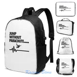Skydive Without Parachute - USB Charge Backpack