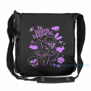 Funny Graphic Birthday Massacre USB Backpack School Travel Laptop Bag