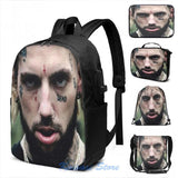$crim Ruby Suicideboys $uicideboy$ USB Charge Backpack Men Women School Bag