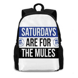 Saturdays Are For The Mules Travel Laptop Bagpack Bags