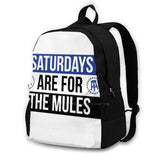 Saturdays Are For The Mules Travel Laptop Bagpack Bags