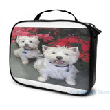 Funny Westie Christmas USB Charge Backpack School Travel Laptop Bag