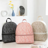 Small Backpack Women Shoulder Bags Diamond Grids PU Leather Bag