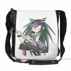 Funny Graphic Ibuki Mioda USB Backpack Charge School Travel Laptop Bag