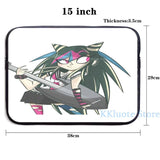 Funny Graphic Ibuki Mioda USB Backpack Charge School Travel Laptop Bag