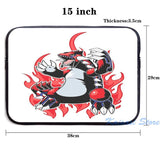 Funny Groudon USB Charge Backpack School Bag Travel Laptop Bag
