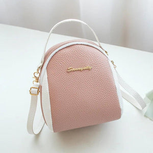 Women Mini Backpack PU Leather Crossbody Shoulder Bag