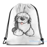 Funny Graphic Bobbie OES USB Backpack School Travel Laptop Bag