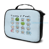 Funny Graphic Print Feeling Rick USB Charge Backpack