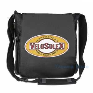 Funny Graphic VeloSoleX USB Charge Backpack for School and Travel