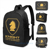 Knight Foundation Law & Gov USB Charge Backpack